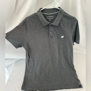 Banana Republic Gray Short Sleeve Polo. Size: Large.